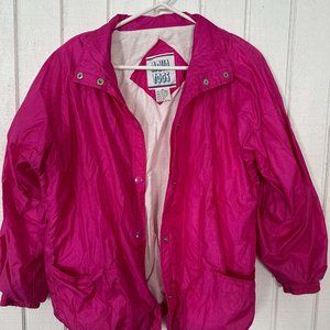 Vintage Aqua Togs Hot Pink Jacket - Size XS